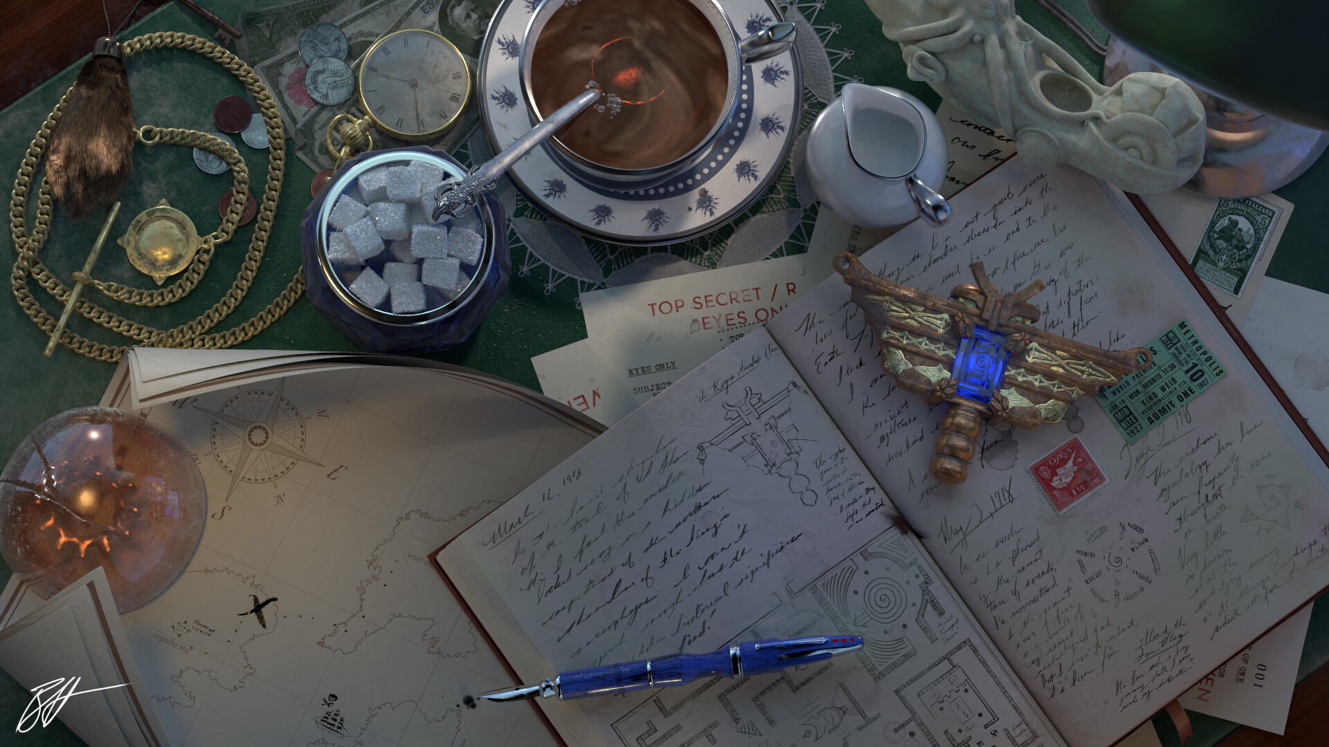 18 - atlantean amulet - daylit-scene-alt-lighting
